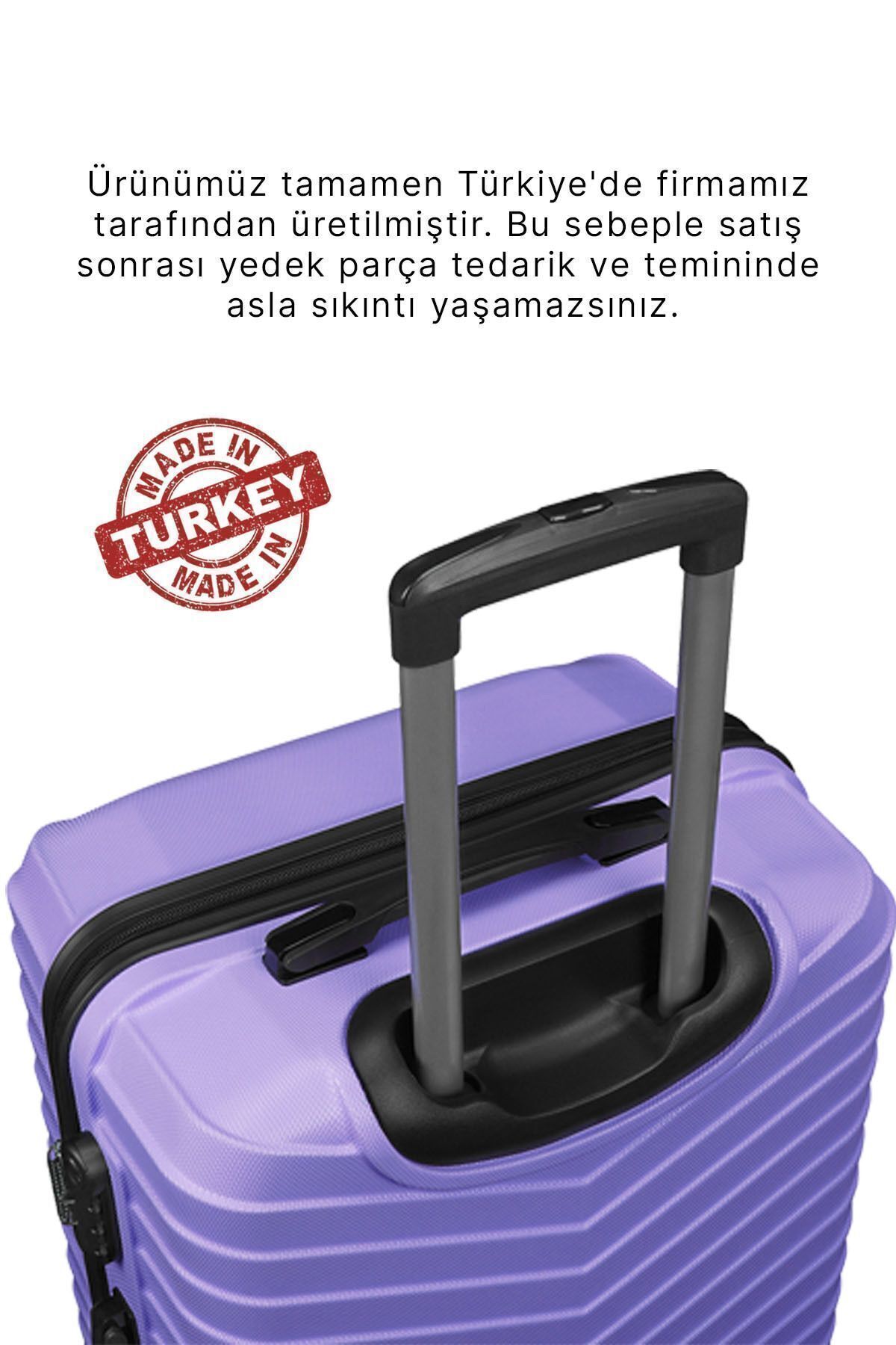 Wx-1001 Mor Büyük Boy Valiz