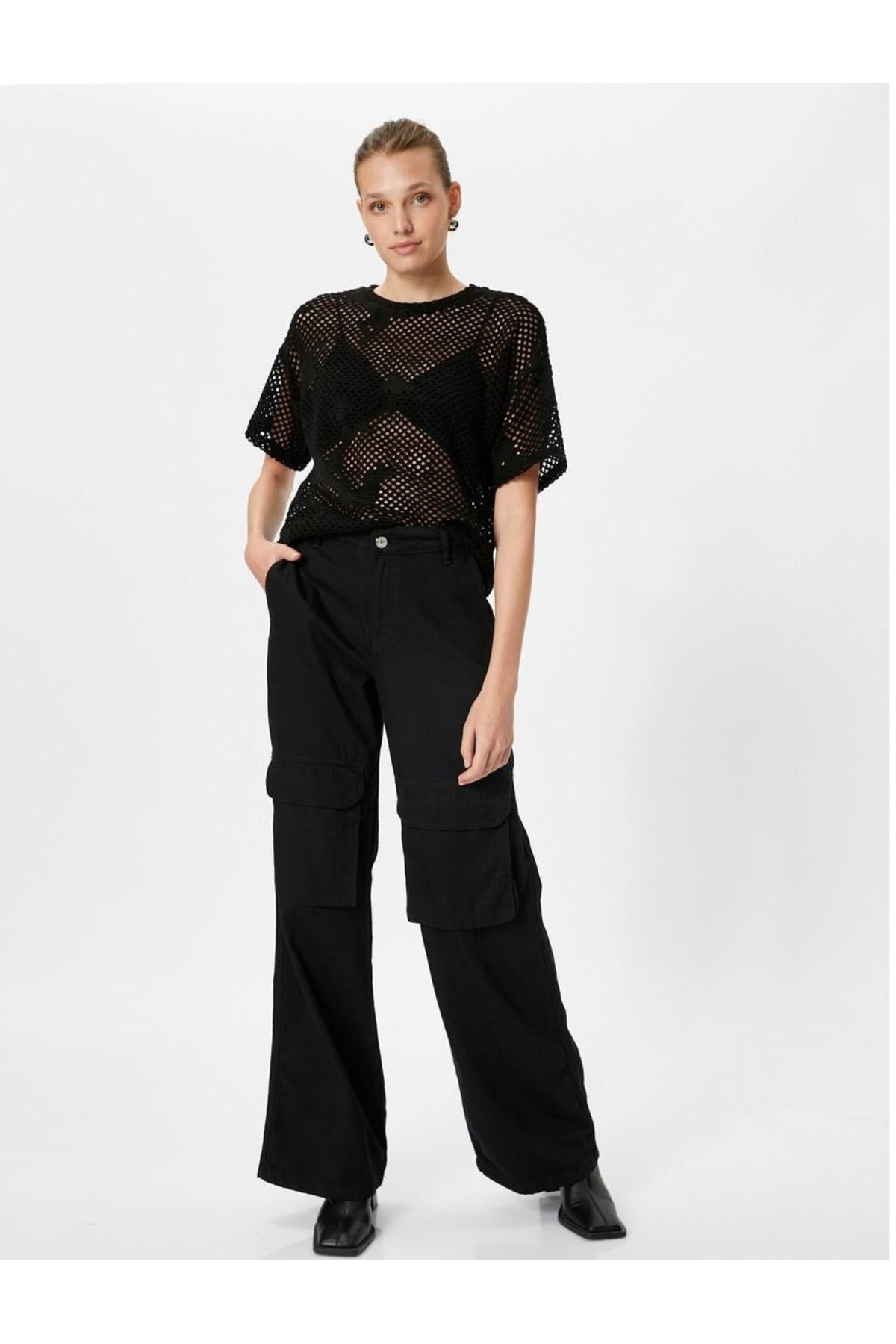 سویشرت زنانه صورتی کوتونKoton | SS0000000037244 اورجینال - تصویر 2