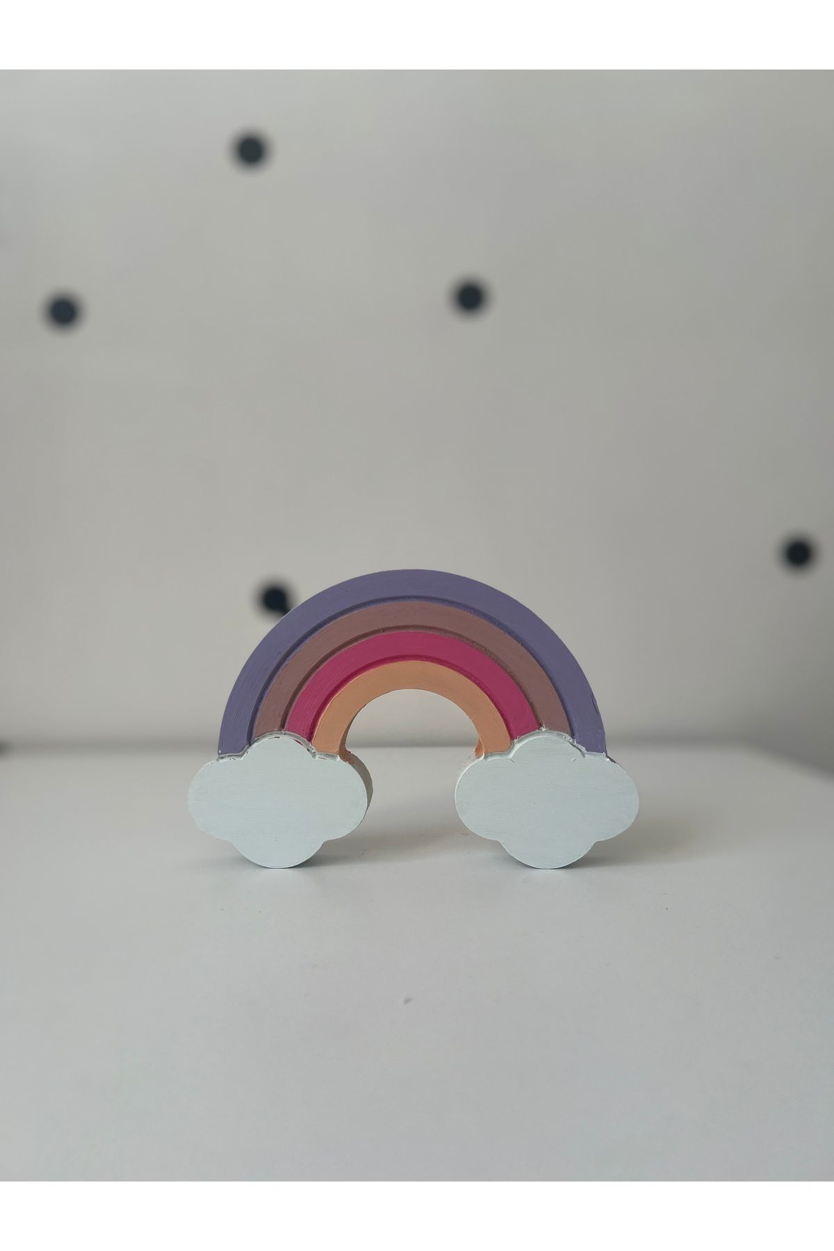 Renkli bebek çocuk odası için dekor ahşap