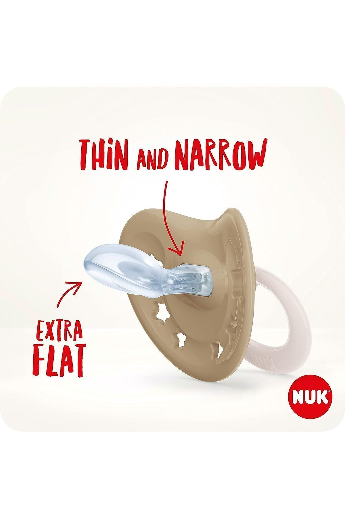 Nuk Signature Silikon Damaklı İkili Emzik (0-6m) fotoğrafı 3 (önizleme)