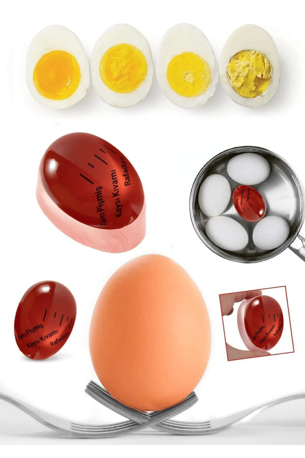 AE Market-1 Piece Egg Boiling and Cooking Apparatus Timer Stunt Egg Egg Timer 1