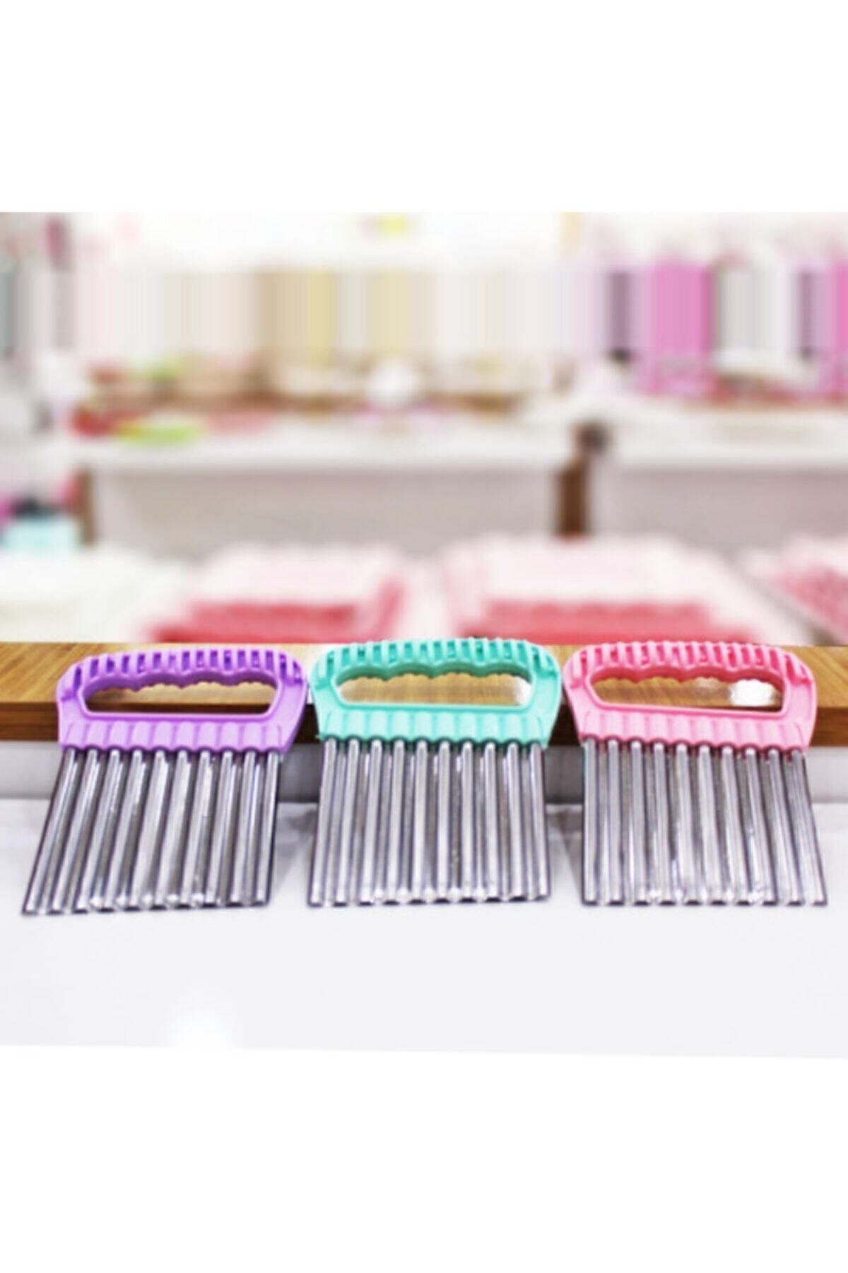 AKDAG HOME Cips Patates Doğrayıcı Şekilli Sebze Ve Meyve Dilimleyici