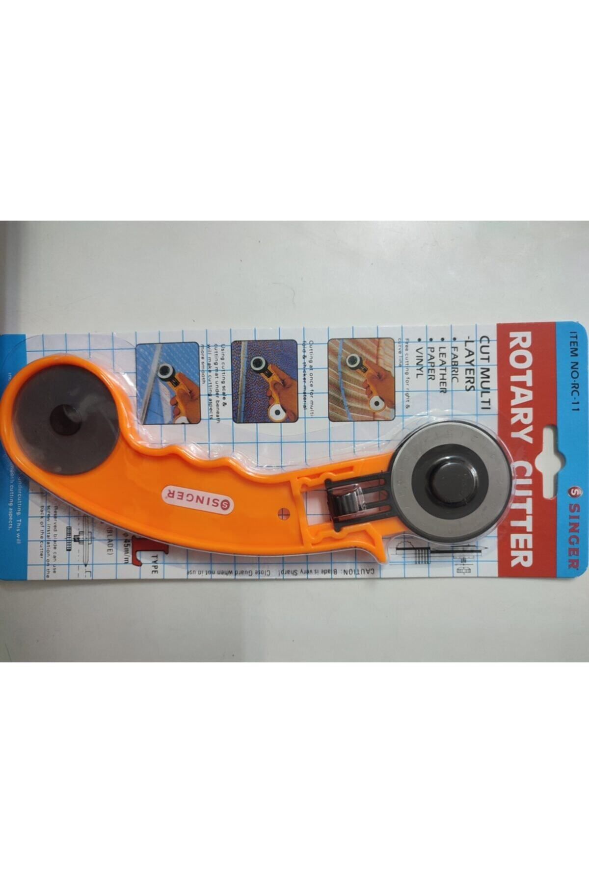 İkizler Singer Rulet Kumaş Kesici 45 Mm