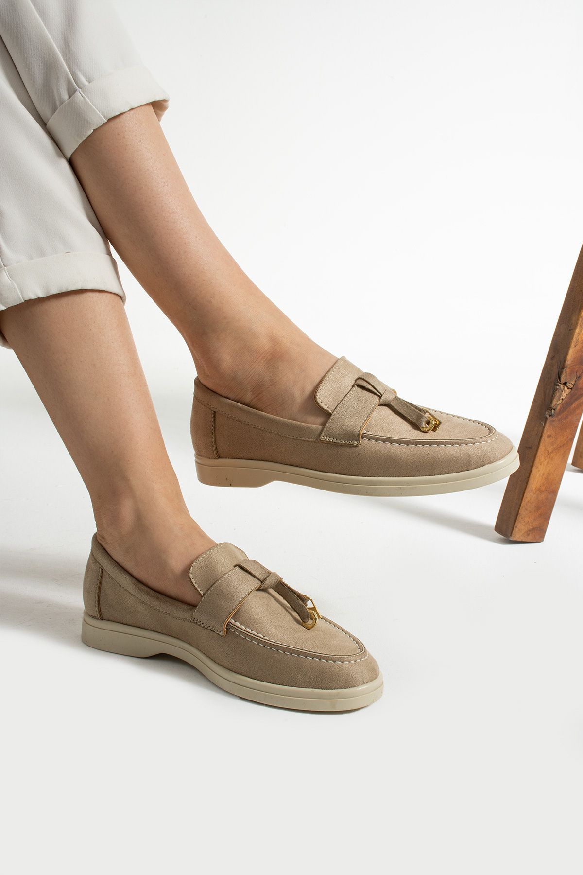 Kadın Günlük Loafer Ayakkabı Rahat Ve Ergonomik (KALIP KÜÇÜKTÜR, 1 BEDEN BÜYÜK TERCİH EDİNİZ)