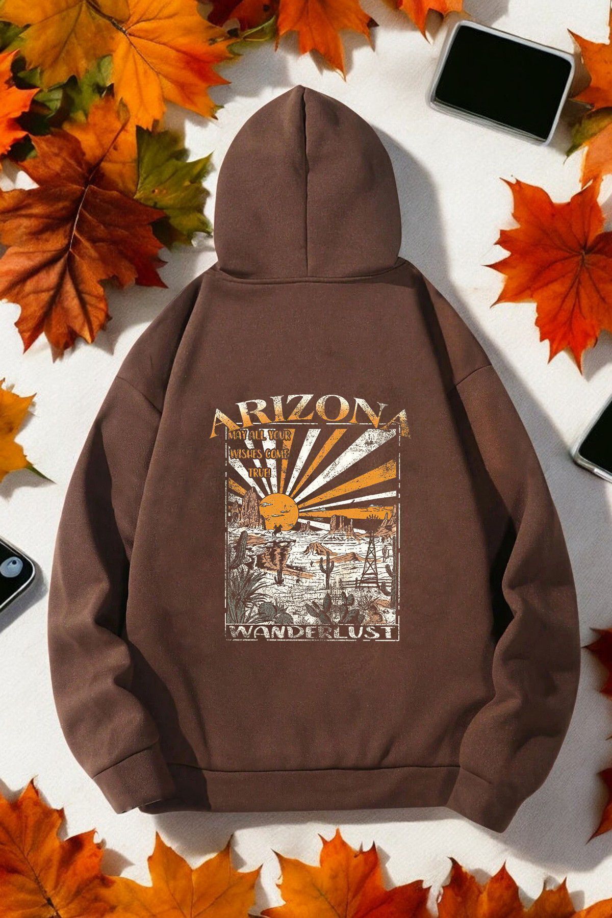 uyguntarz-Unisex φούτερ με στάμπα Arizona 1
