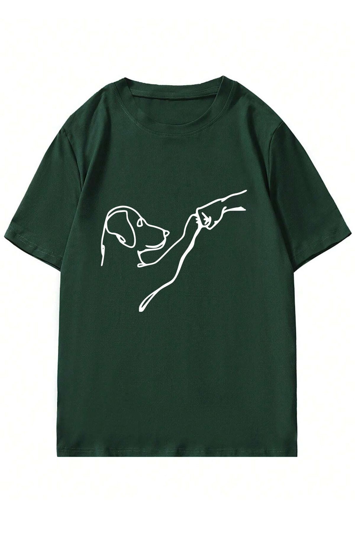uyguntarz-Tricou oversize unisex cu tematică Can My Friend Dog 1