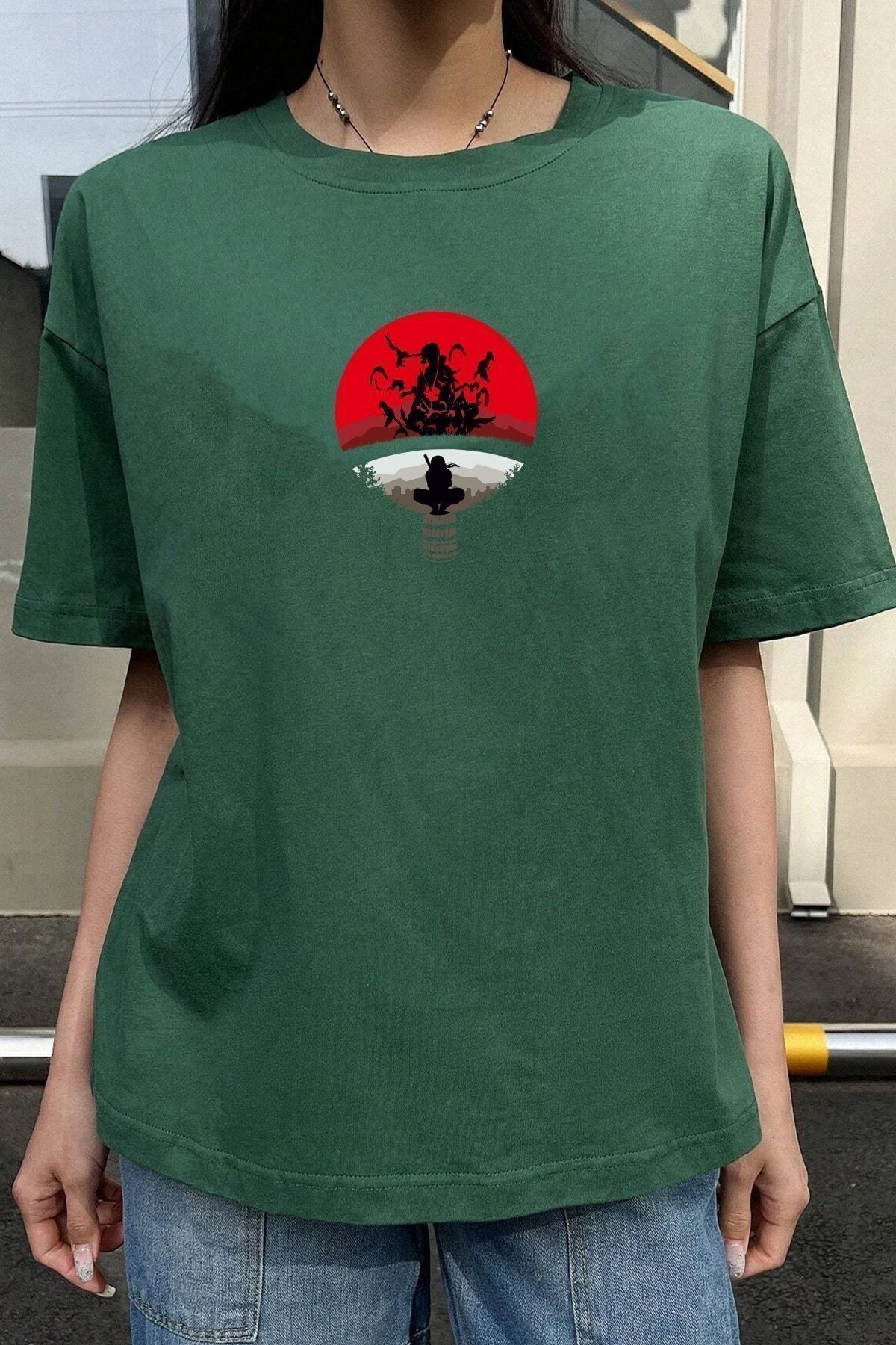 uyguntarz-T-shirt unisex z nadrukiem Itachi Uchiha 1