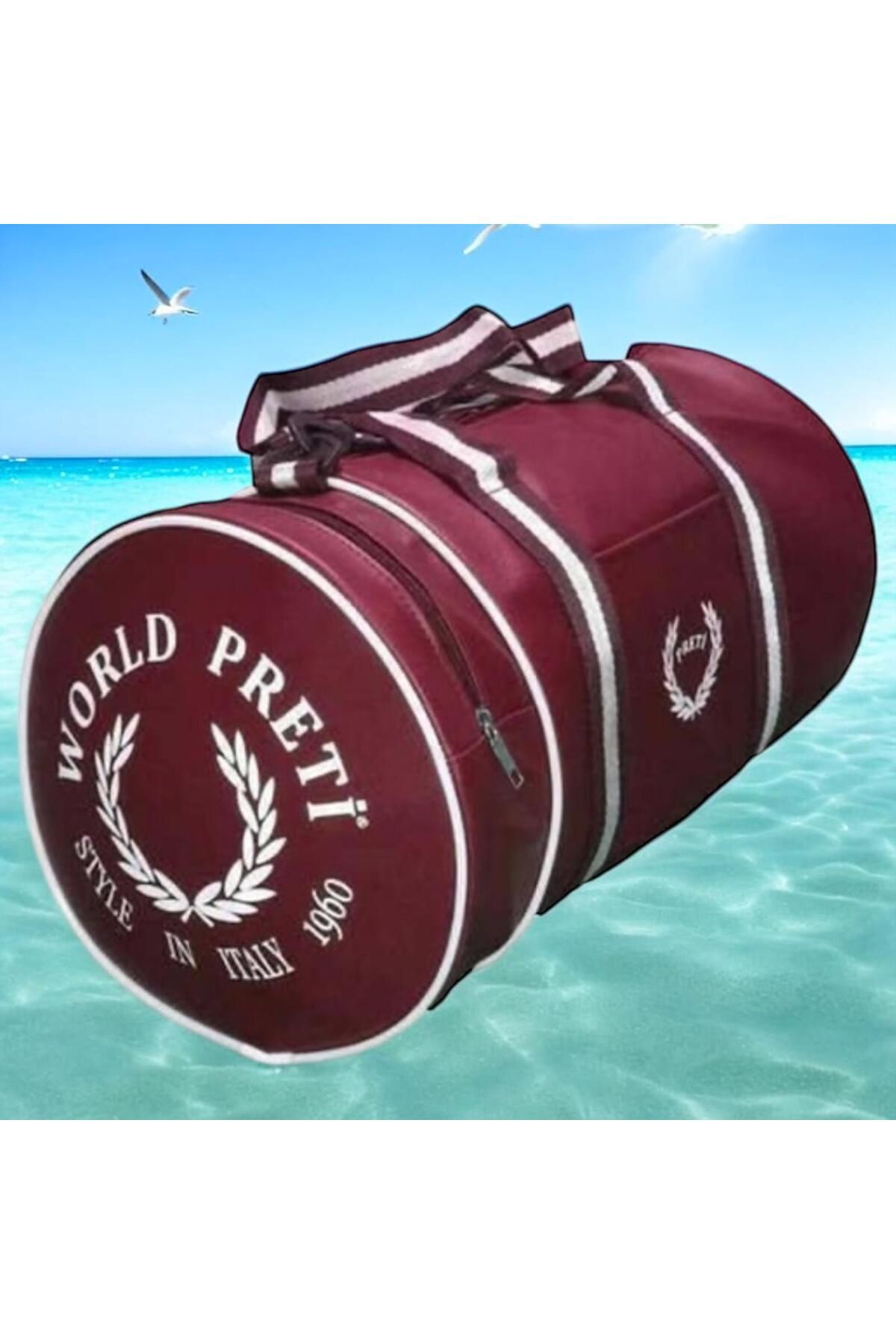 Gök Sports Silindir Sporcu Çantası Omuz Askılı Fitness Futbol Basketbol BodyBuilding Aerobik Bag Çantası