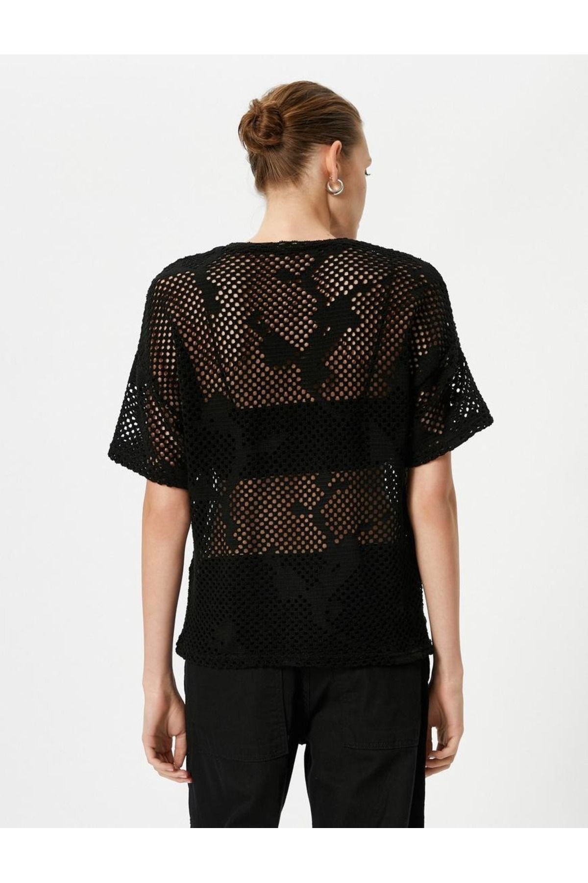 سویشرت زنانه صورتی کوتونKoton | SS0000000037244 اورجینال - تصویر 4