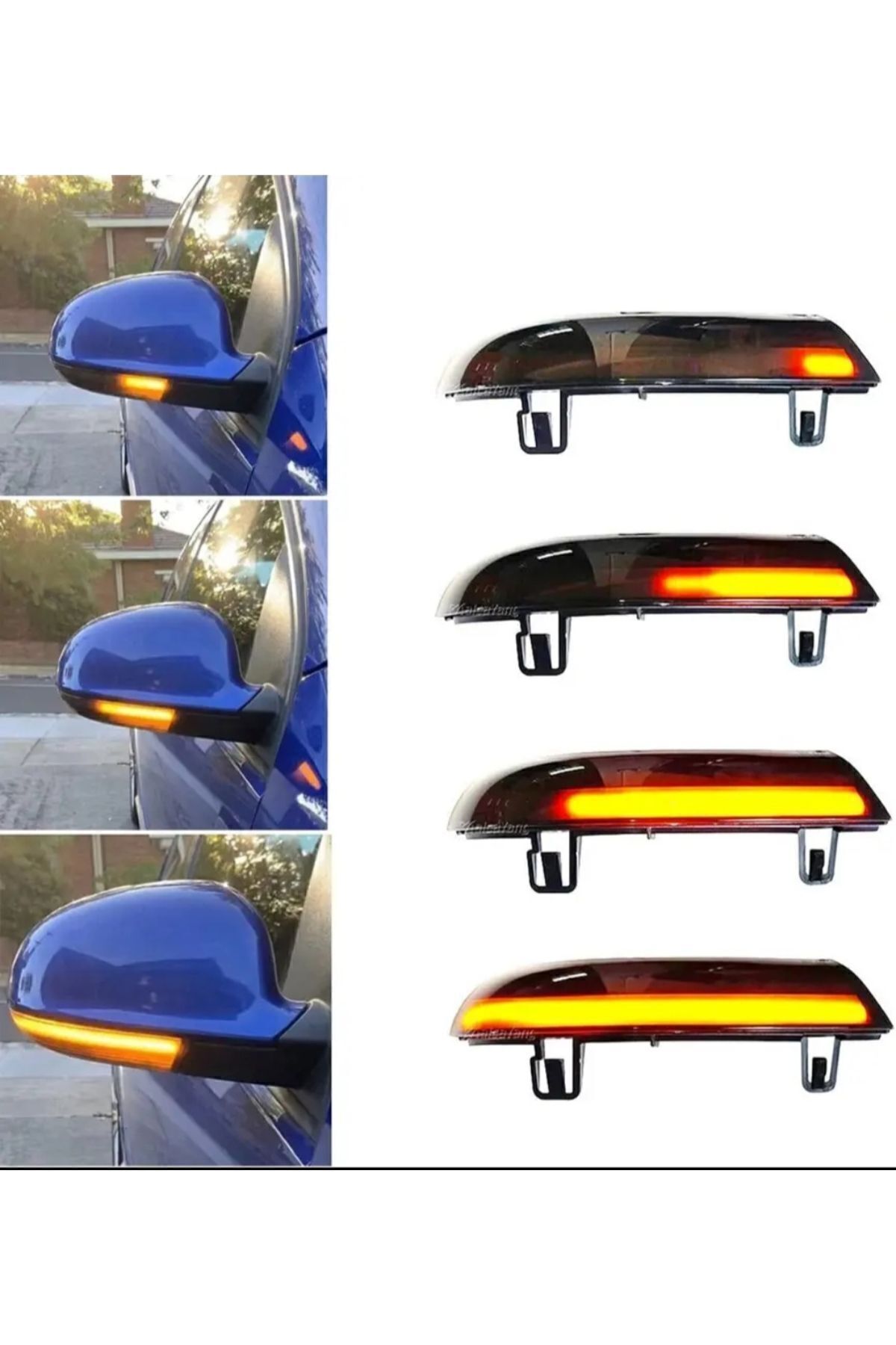 Golf VOLKSWAGEN GOLF 5 MK5 GTI 2004-2008 ARASI UYUMLU AYNA KAYAR LED SİNYAL