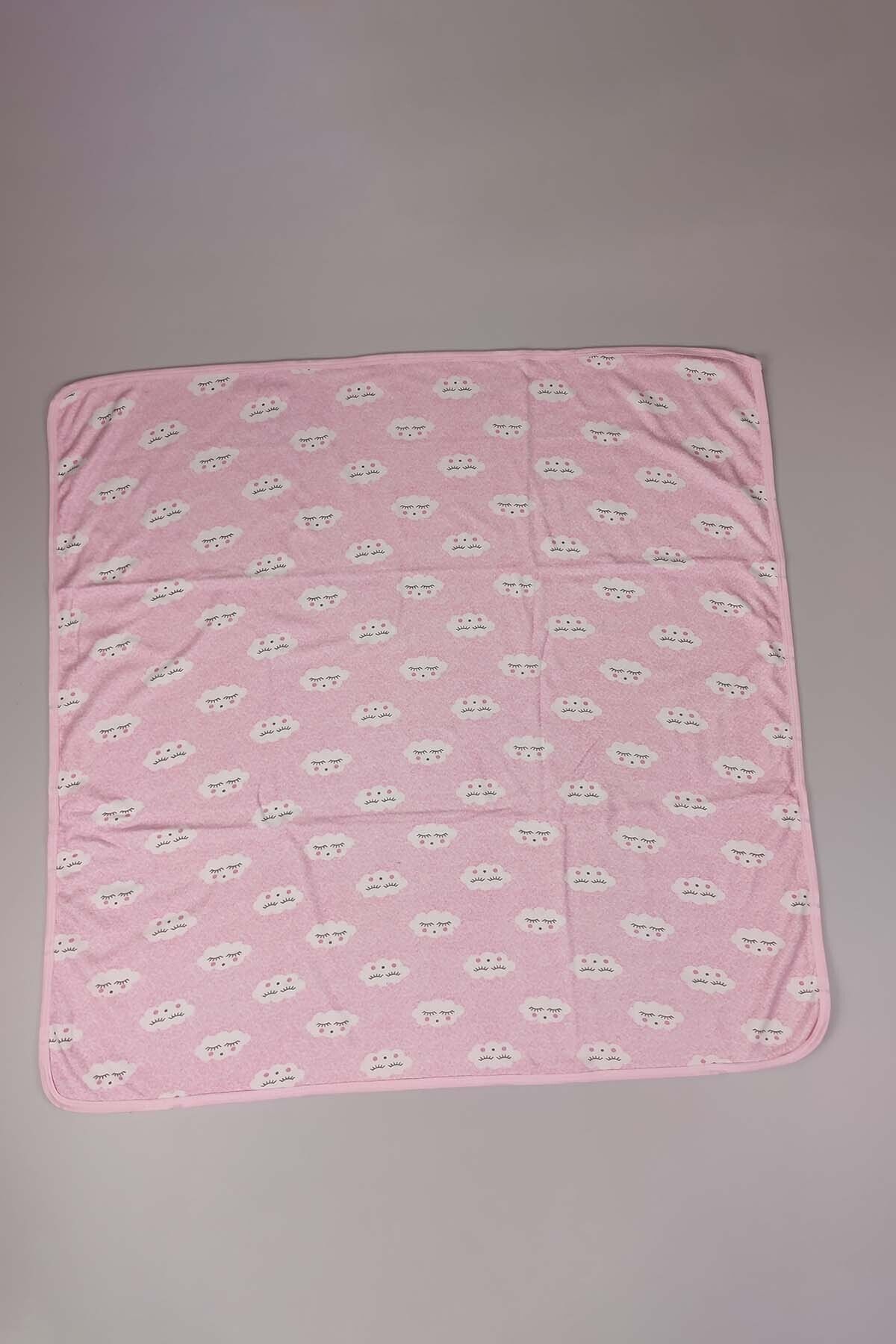 Peki-14742 Model Baby Cloud 80X80 Cotton Swaddle - Add 5 Pay 4 Newborn, Double Layer Blanket, Multi-Purpose Blanket 4