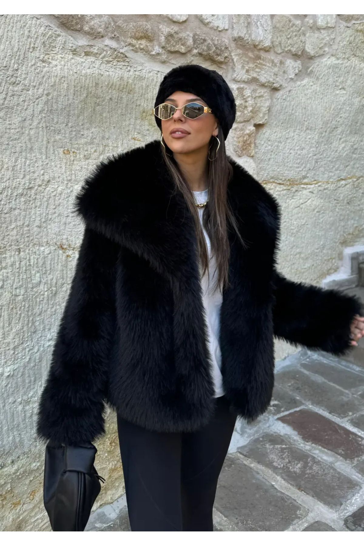 Bak'ap  İthal Premium Astarlı Kürk Mont - Görsel 2