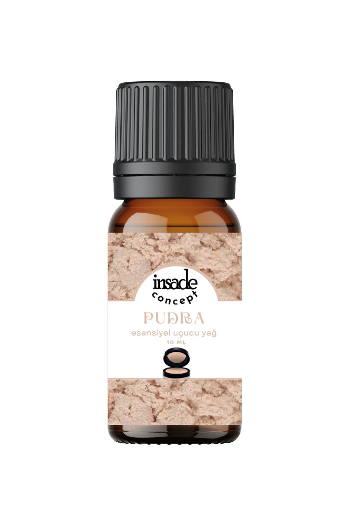 inSade Concept Pudra - Esansiyel Uçucu Yağ - Oda Kokusu - Çamaşır Yün Kurutma Topu Kokusu - 10 ml - 1 Adet