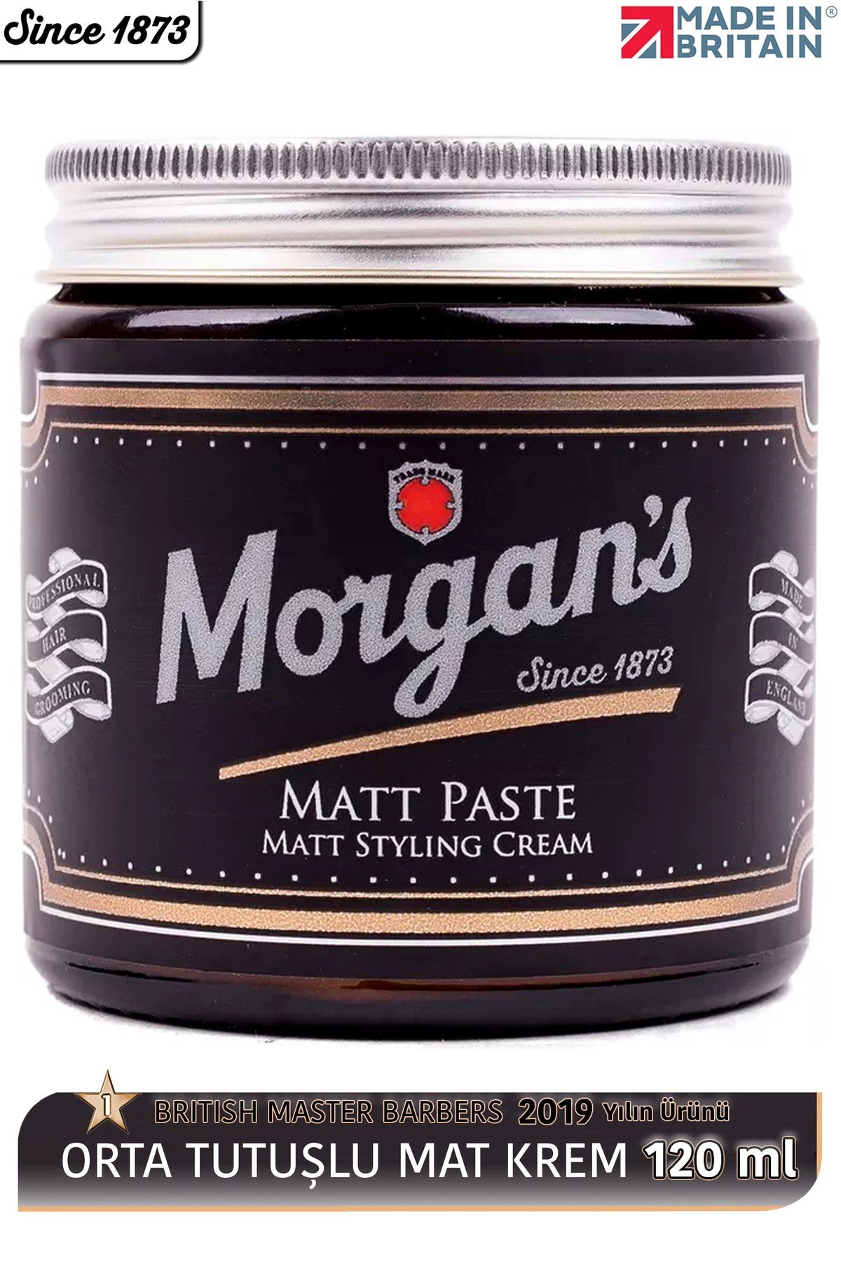 کرم حالت دهنده خمیر مات مورگان - کرم حالت دهنده طبیعی مات 120 میلی لیتر Morgan's Pomade