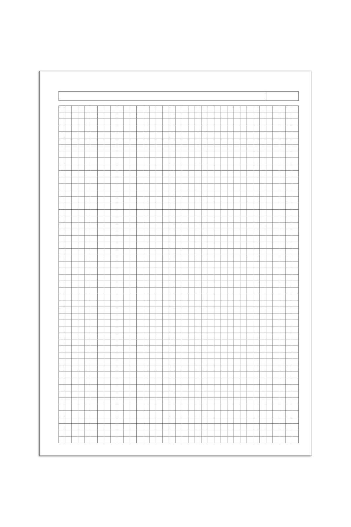 Etika-A4 School Notebook - 144 Sheets (72 Sheets), Spiraled, Pack of 4, Checked 2