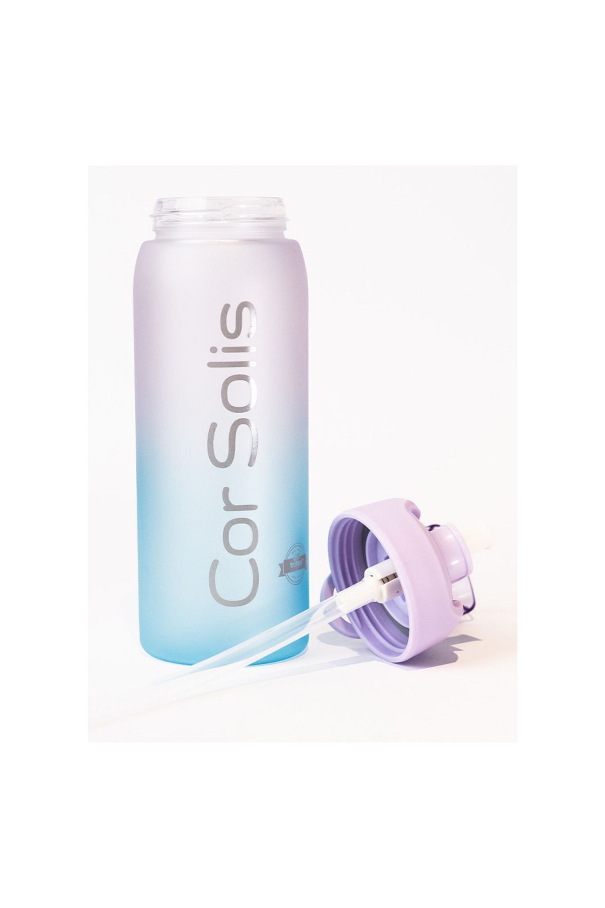 Cor Solis-Straw Drinker and Flask 800 ml |   Non-Spill, No Smell, Healthy American Tritan |   Suitable for Child 5