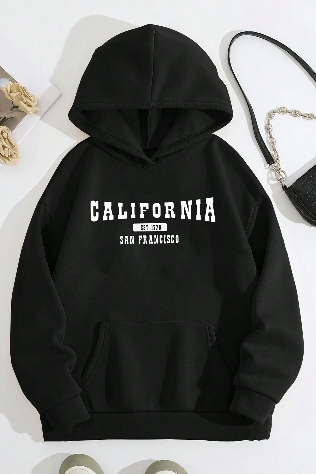 uyguntarz Unisex California Printed Sweatshirt