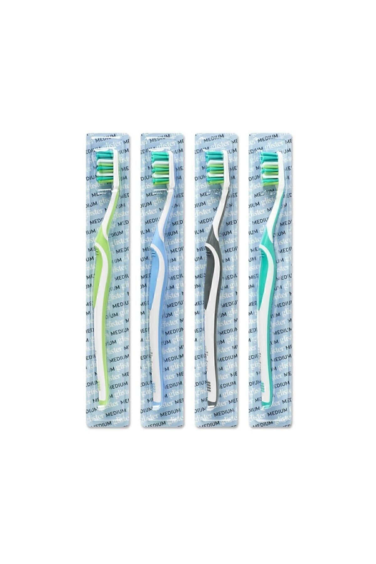 GLİSTER-Amway Multi-action Medium-hard Tip 4-Pack Toothbrush 2