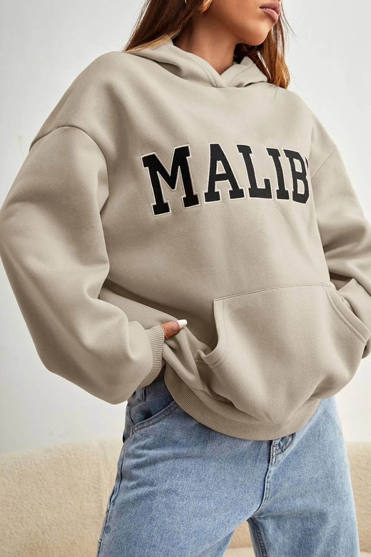 uyguntarz-Malibu bedrucktes Unisex-Sweatshirt in Übergröße 3