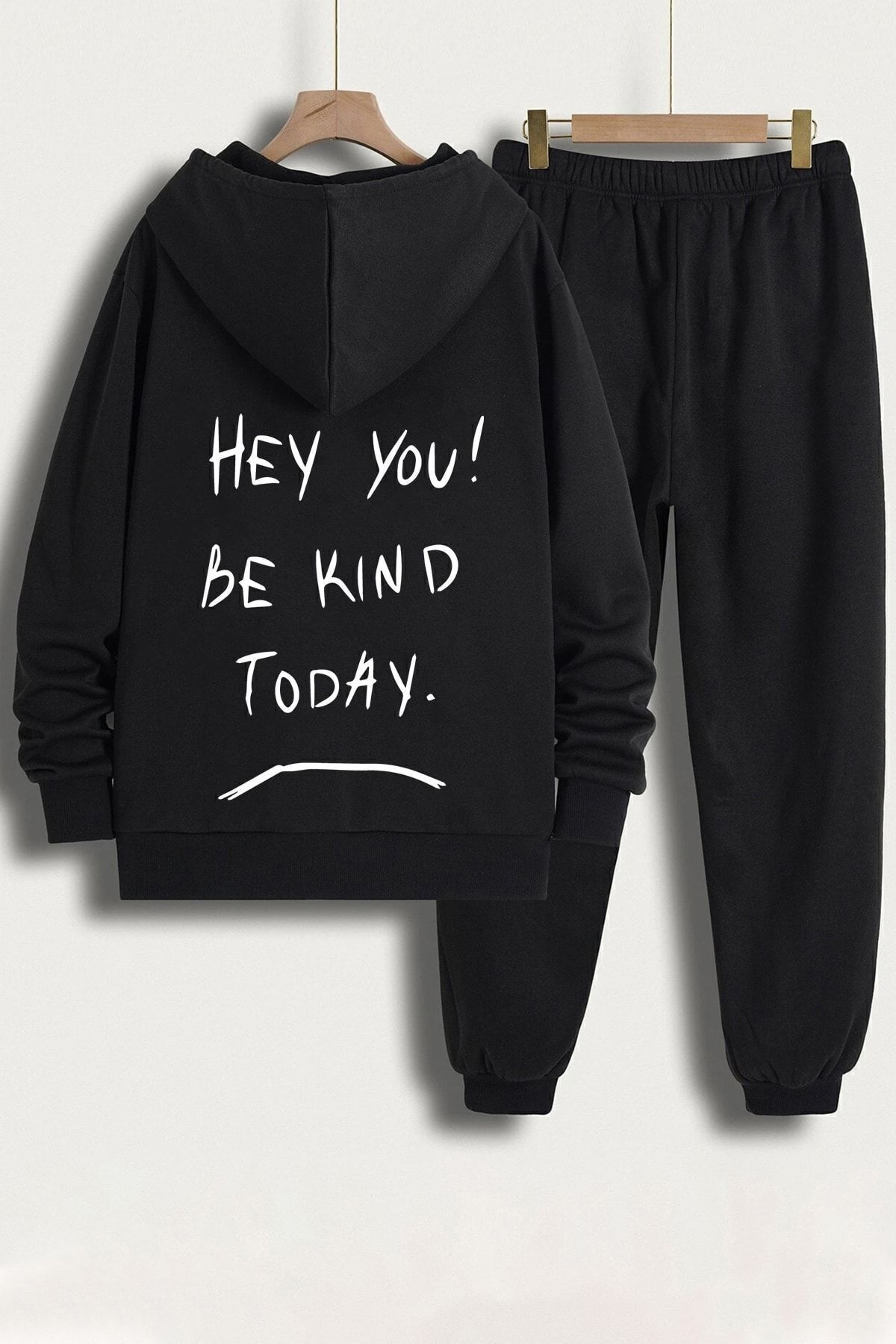 uyguntarz-Σετ φόρμας Unisex Hey you Printed 1