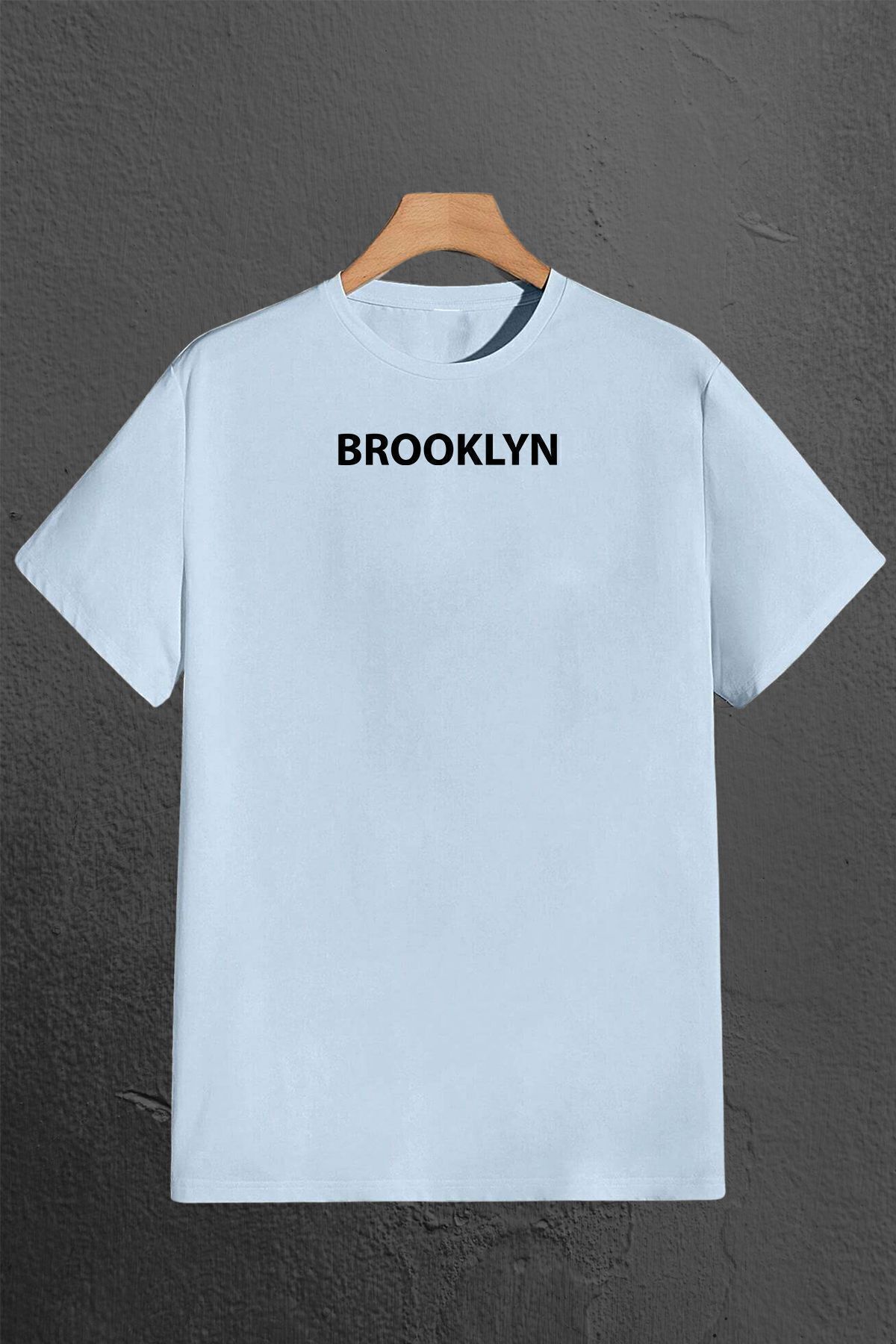 uyguntarz-Brooklynský tištěný unisex oversize 3dílný balíček triček 4