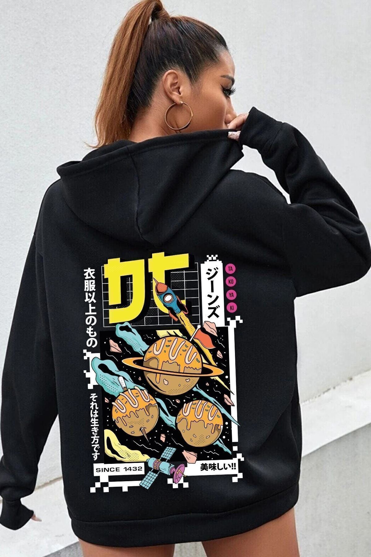 uyguntarz Bluza Unisex Z Nadrukiem Tokoyaki Unisex - 40