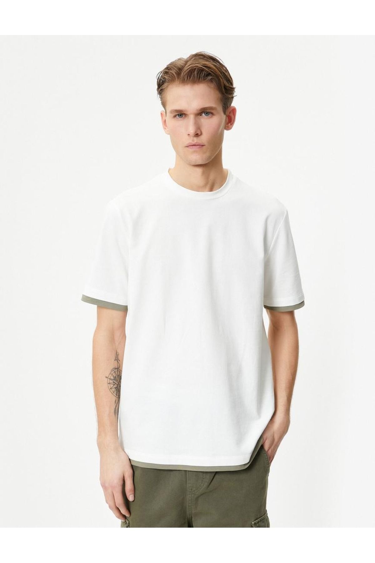 تیشرت مردانه اکرو کوتون | SS0000000035823 اورجینال - تصویر 3