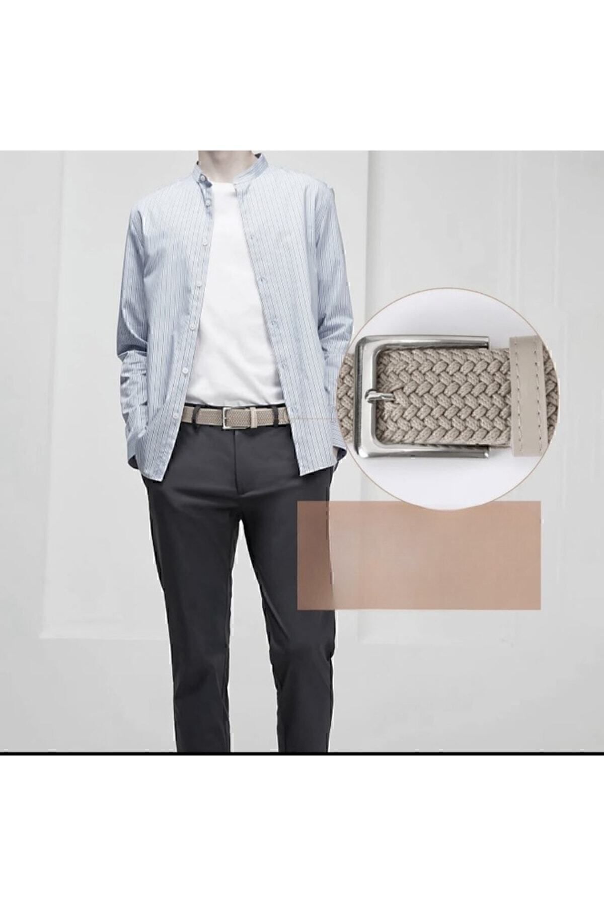 Deribond  Erkek Kemer Örgülü Elastik Streç Özellikli - Görsel 3