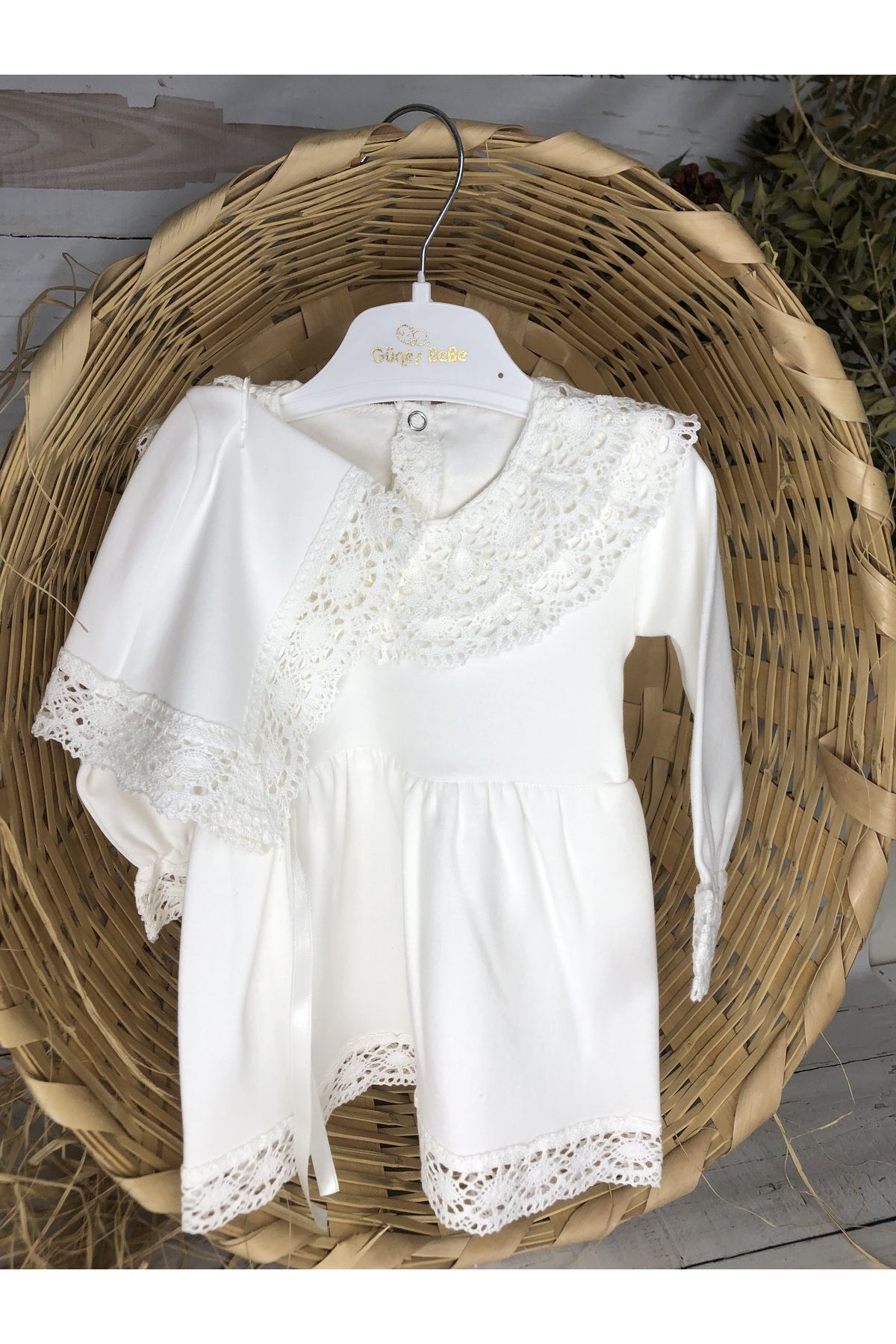 Bebe wini Organik Özel Tasarım %100 Pamuk Elbise fotoğrafı 2 (önizleme)