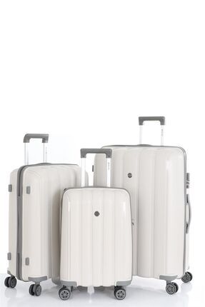 MÇS Mçs Üçlü Polipropilen Valiz Seti V305