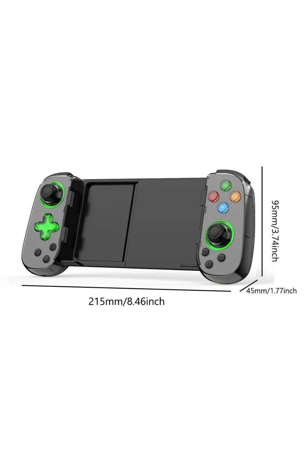 D7 Switch Kablosuz Oyunlar Kolu Denetleyici Teleskopik Cep Telefonu Gamepad Bluetooth Uyumlu 5.0 9