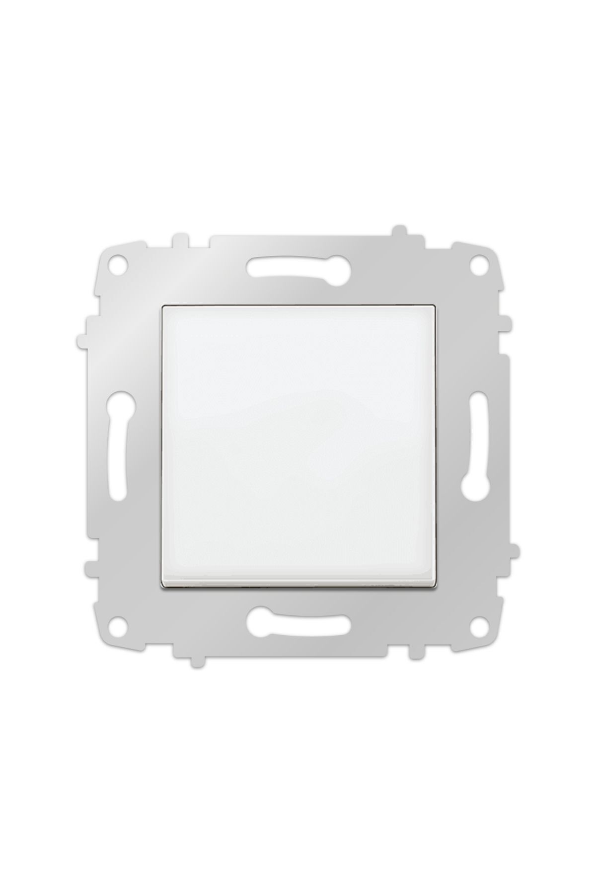 VİKO Karre Tekli Çerçeveli Anahtar Beyaz Orijinal Ürün