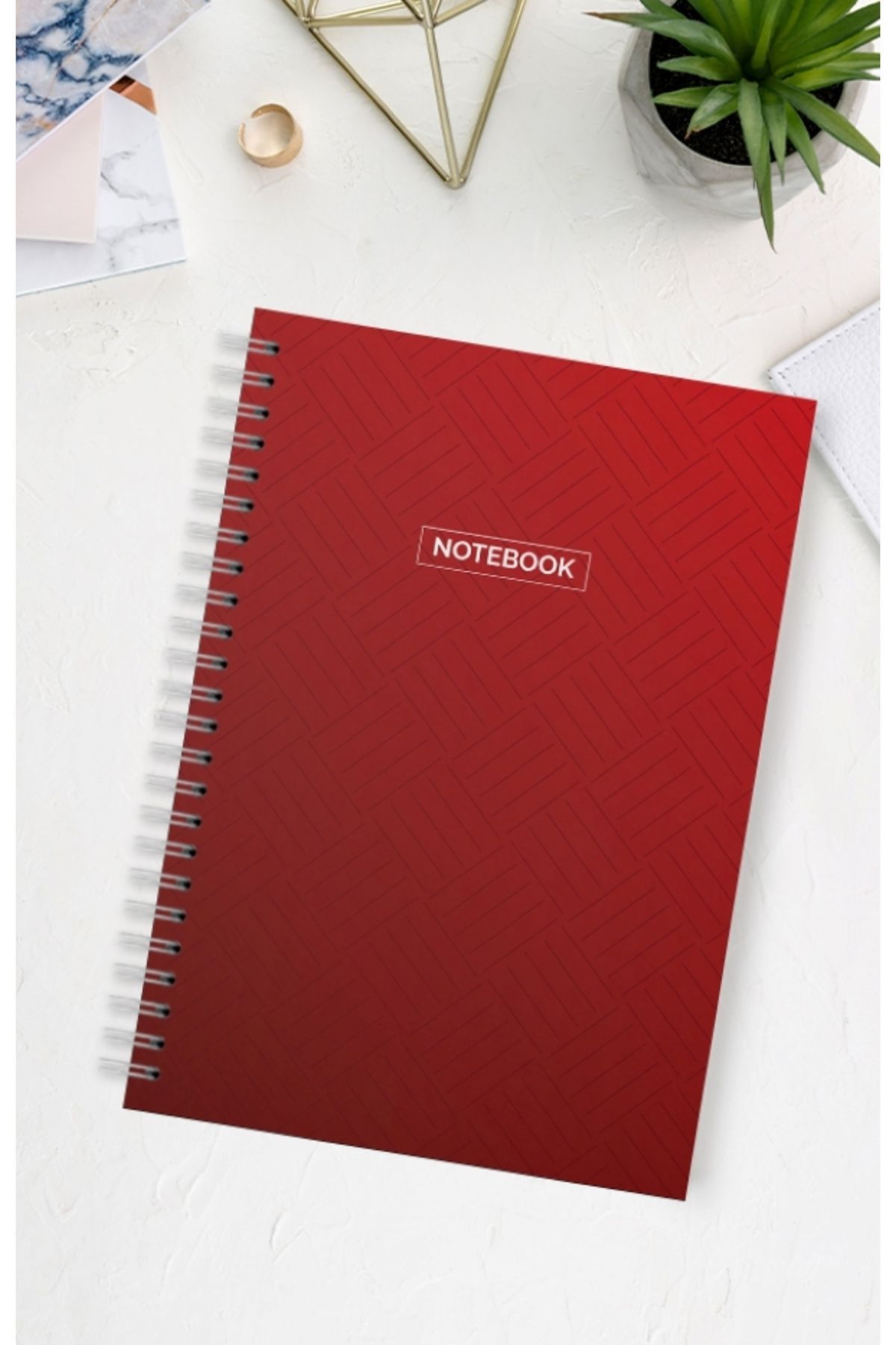 Hobbi Tasarım-70 Sheets A4 Spiral Bristol - School Notebook 1