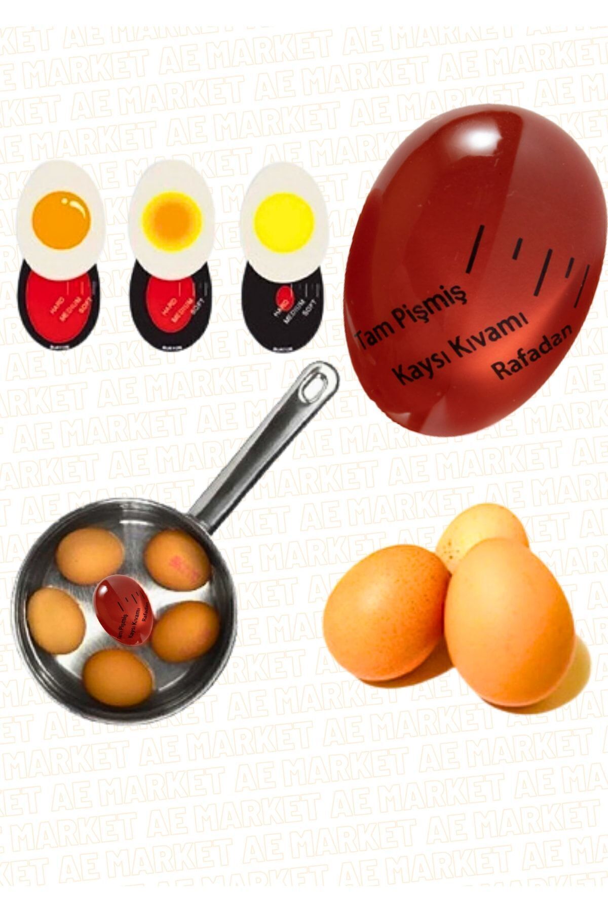 AE Market-1 Piece Egg Boiling and Cooking Apparatus Timer Stunt Egg Egg Timer 4