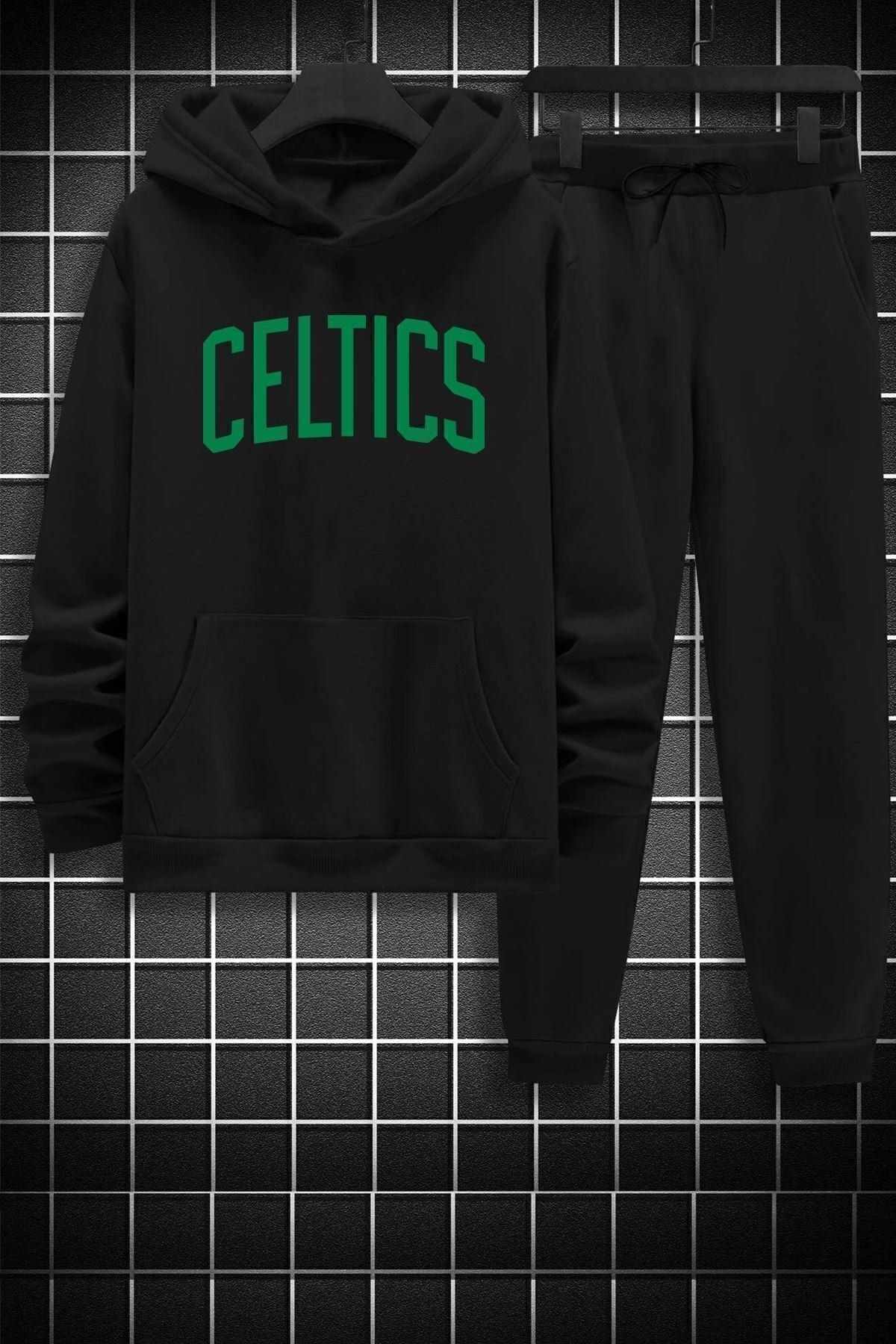 uyguntarz Unisex-celtics-trainingsanzug für Jugend Unisex - S/M