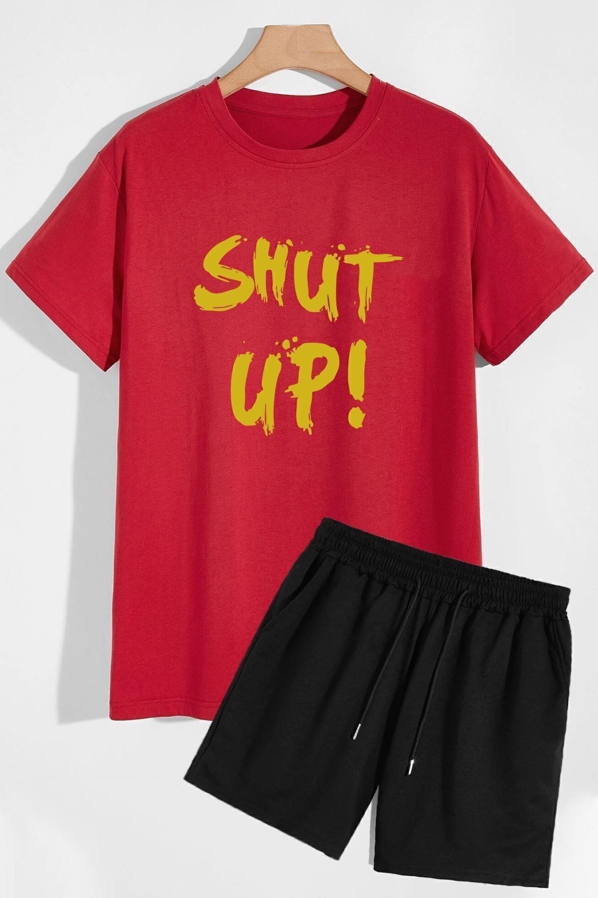 trendypassion Shut Up Shorts T-shirt-trainingsanzug-set - 38