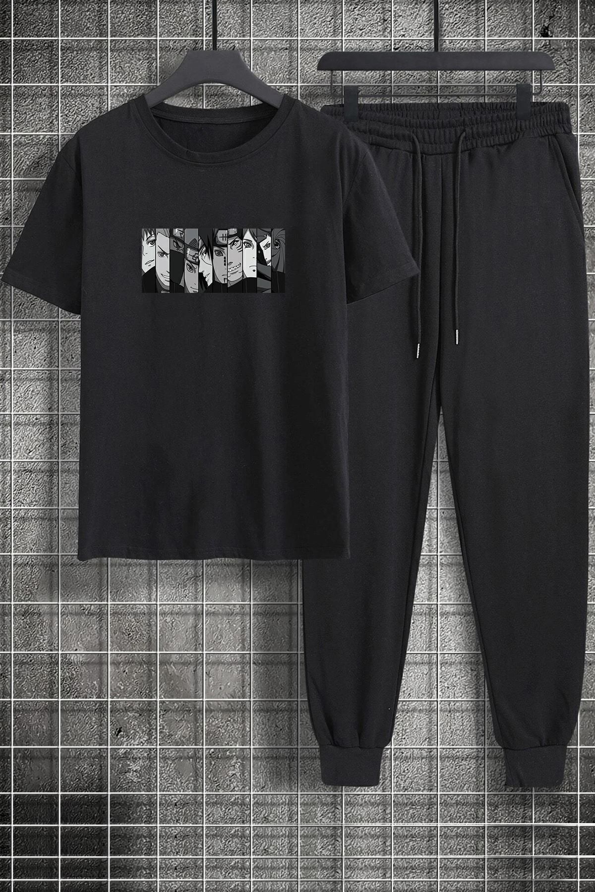 uyguntarz Dwuczęściowy Zestaw Dresów Unisex Z Nadrukiem Naruto Unisex - 42