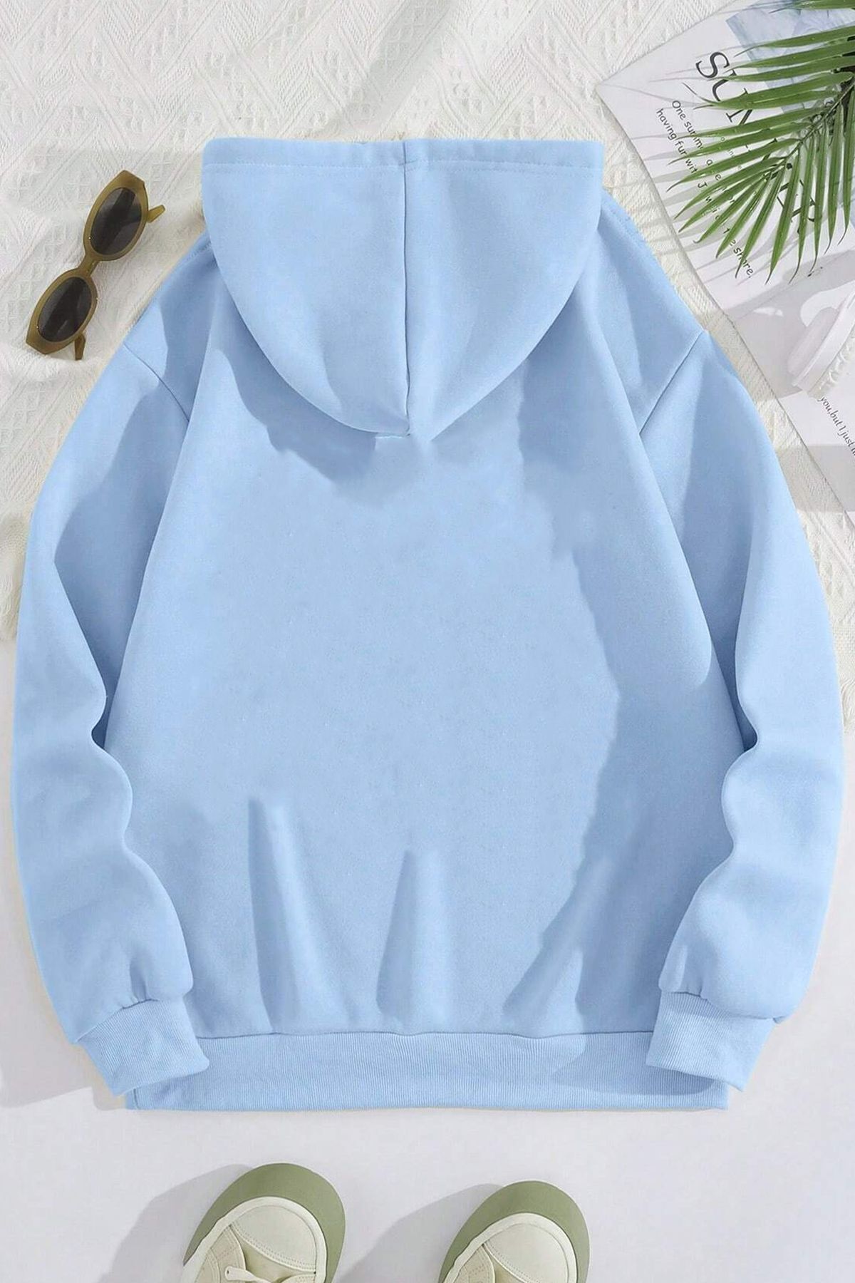 uyguntarz-Unisex-Sweatshirt in Übergröße mit Malibu-Aufdruck 2
