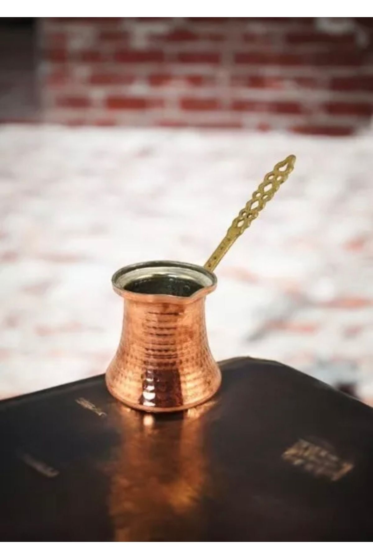 MY ZEY Bakır Cezve El Dövmesi No 1