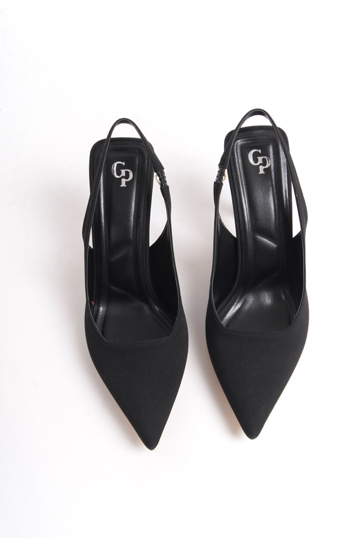Tunus-Pointed Toe Open Back Heeled Shoes 6