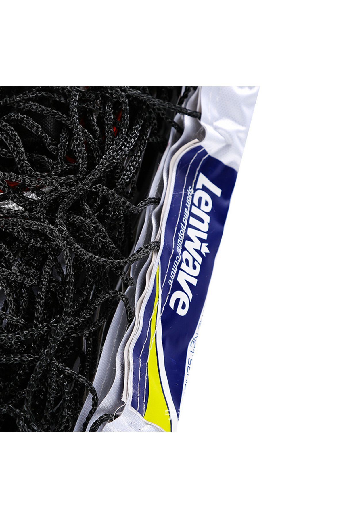 Lenwave-Lw-0595 Black Mini Volleyball Net - 6 Meters with Parachute String, Extra Stretch 3