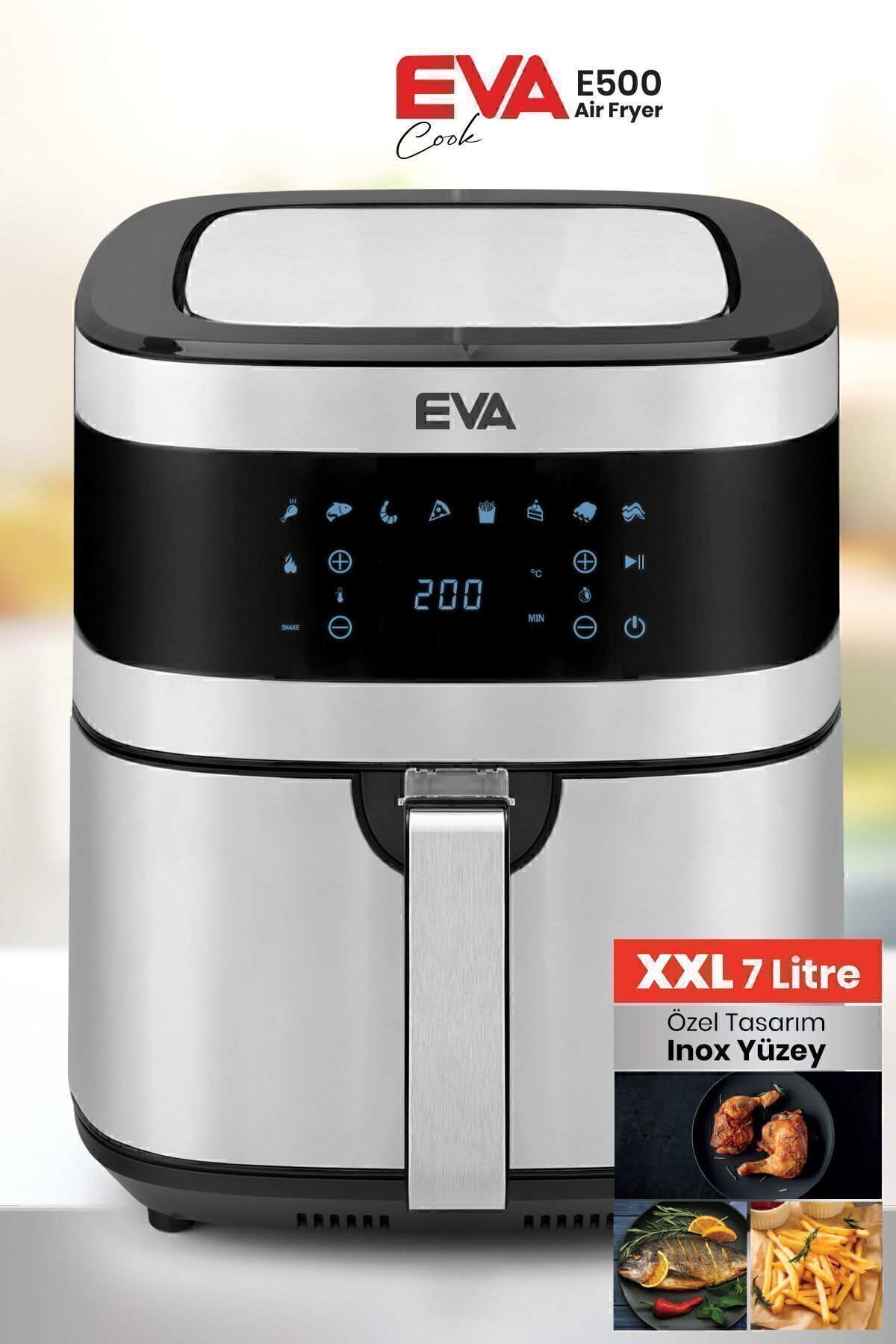 GOLDMASTER Eva E500 Airfryer Sıcak Hava Fritözü