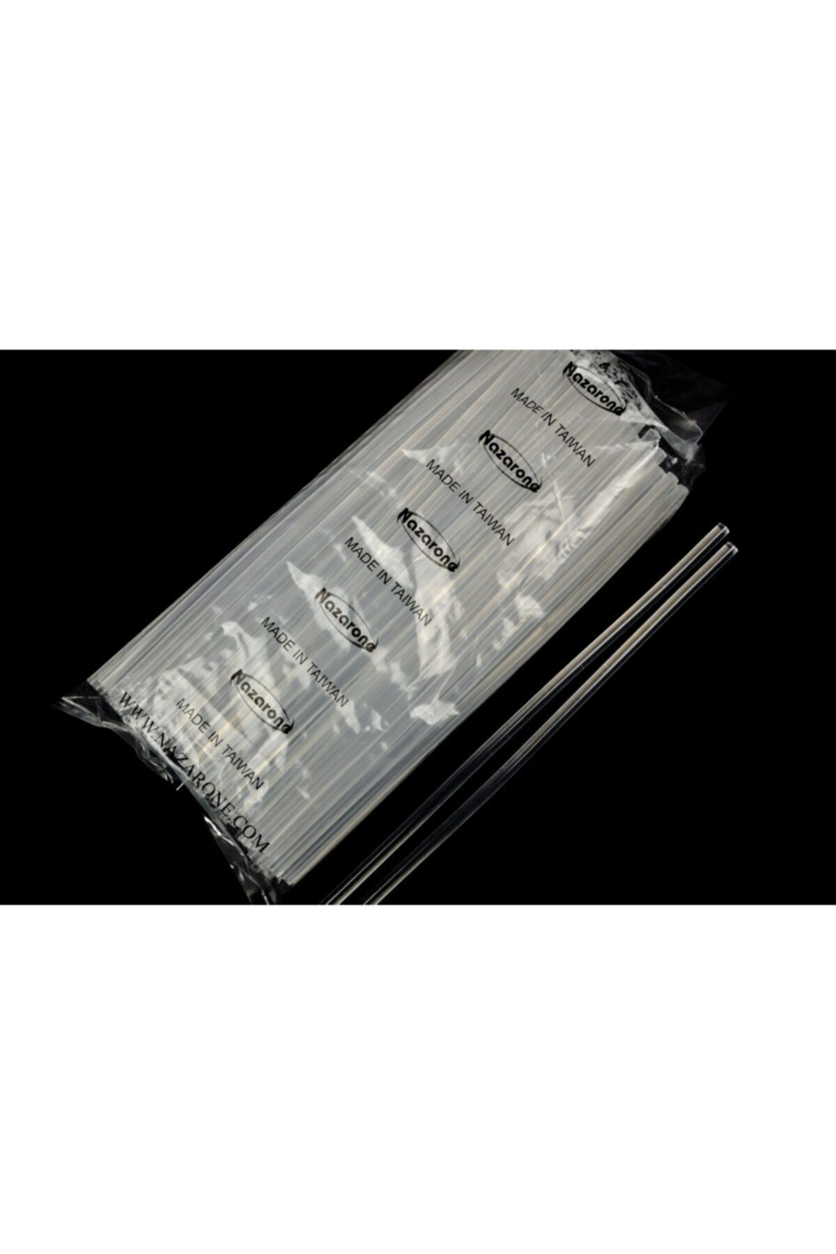 TıkTık AL Kalın Silikon Çubuk Sıcak Silikon Tabanca Mumu Seffaf Silikon Mumu 10 Adet