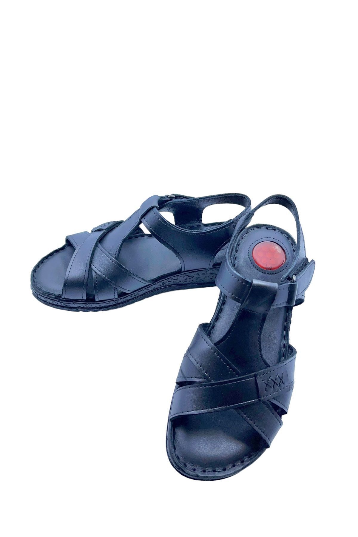 صندل زنانه مشکی RubinLeather | RBNB06 اورجینال - تصویر 4