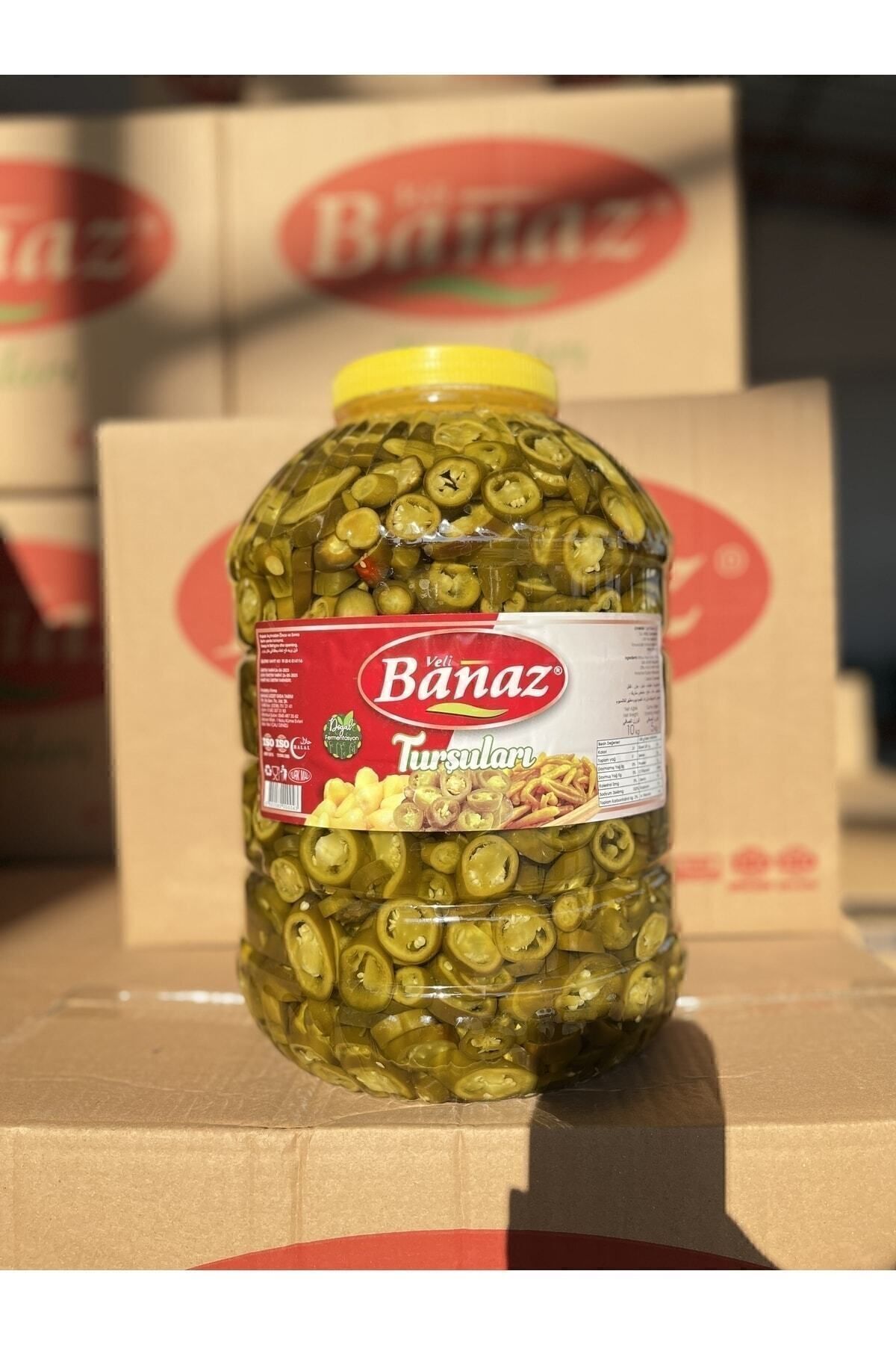 veli banaz Jalapeno Turşu (MEKSİKA~KESİK ACI BİBER) 10 Kg