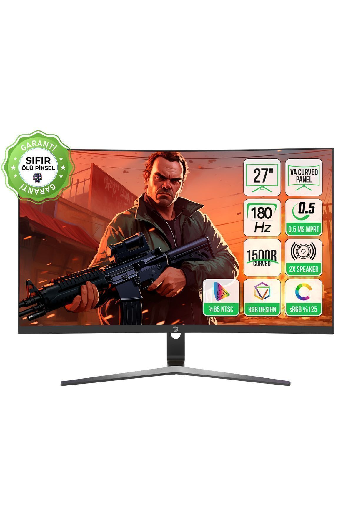 Gamepower Vivid T50 27 Curved Rgb 180hz 0.5ms 1500r 2x Speaker Va Gaming Monitor SIFIR OLU P KSEL GARANT L Fiyat Yorumlar Trendyol