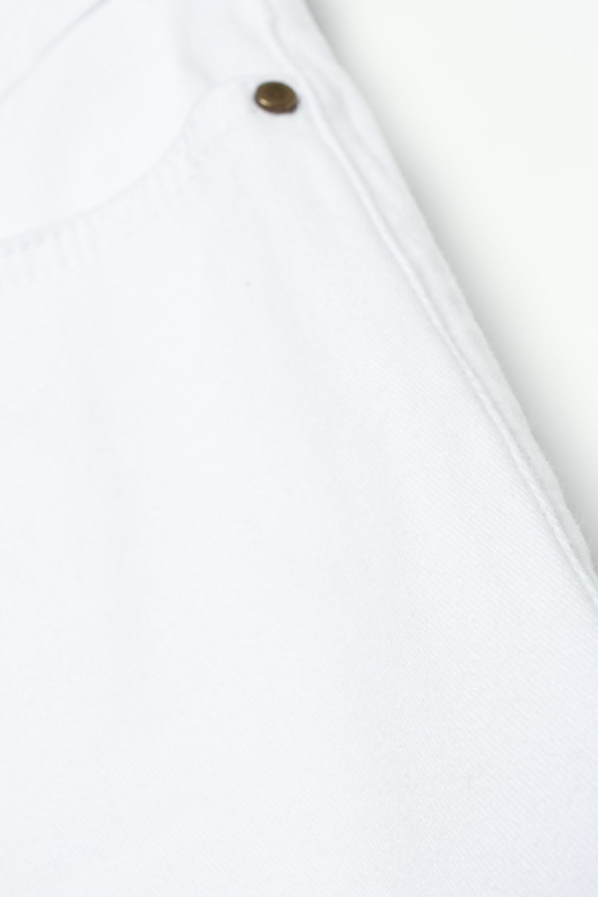 ALLDAY-White Cotton Tasseled Trousers 5