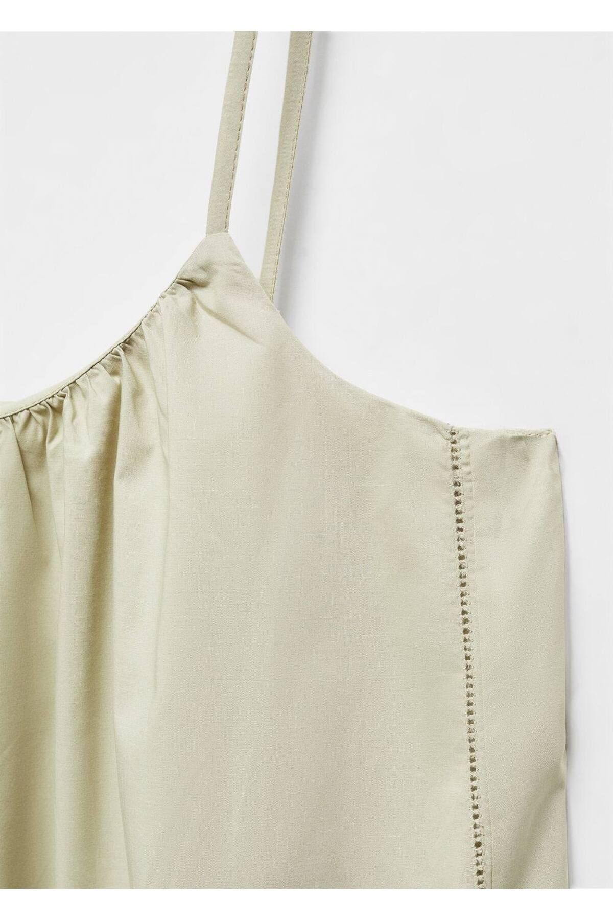 MANGO Woman-100% Cotton Nightgown 6