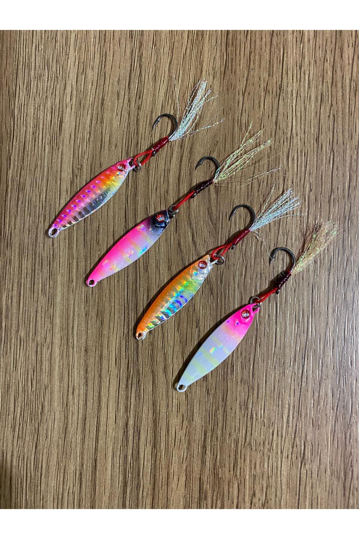 ست چوب ماهیگیری مجموعه خوراک جیگ ساخته شده 4 قطعه 10 گرم DAIWA