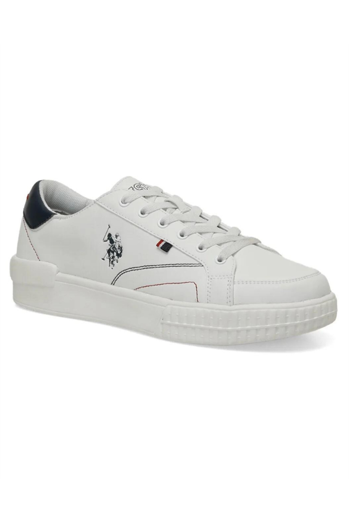 یو اس پولو کفش کتانی سفید مردانه یو اس پولو مدل Mayk 4Pr